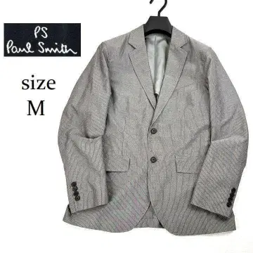 PS Paul Smith 테일러드 자켓 핀스트라이프 코튼 M