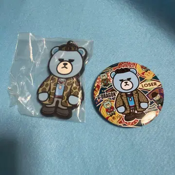 G-DRAGON KRUNK 키링 캔뱃지 세트