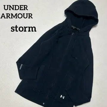 [ 고품질 ] 언더아머 플리스 후드 롱 기장 storm 자수