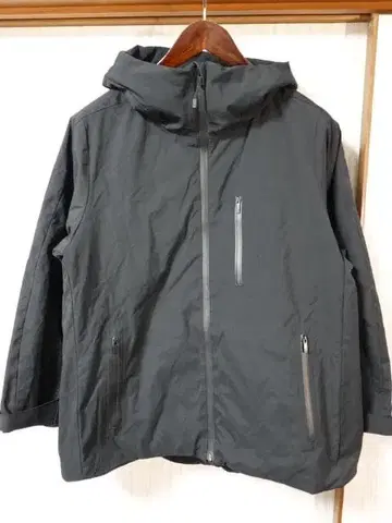 UNIQLO 유니클로 하이브리드 다운 후드티 다운 자켓 XL 블랙
