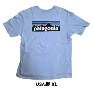 USA제 파타고니아 P6 로고 T셔츠 XL 오가닉 코튼 레어 새상품급