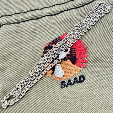 새상품급 SAAD 세카쿠 체인 45cm 3.0mm 폭