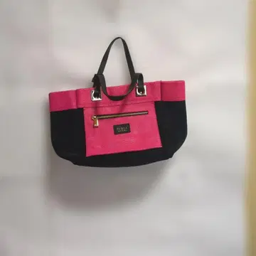FURLA 토트백 블랙 x 핑크