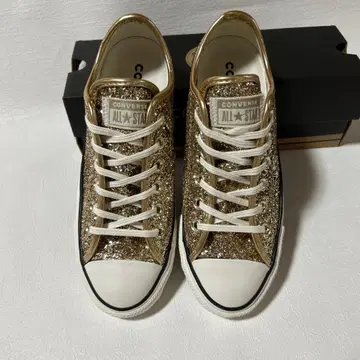 새상품 [ 컨버스 올스타 ] 골드 라메 [ 24cm ]