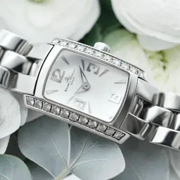 273 Baume&Mercier 새상품 다이아 베젤 여성용