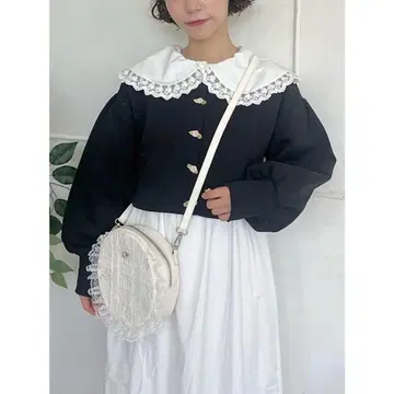 merry jenny 로즈 가디건 블랙