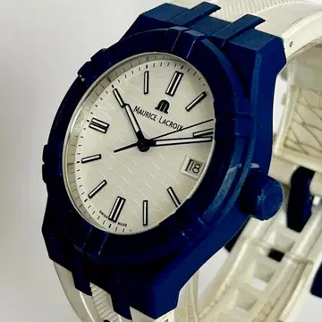 MAURICE LACROIX AIKON #Tide 남성용 손목시계 화이트 다이얼
