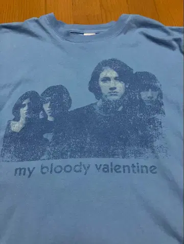 My Bloody Valentine 밴딩 티셔츠 라이트 블루 XL