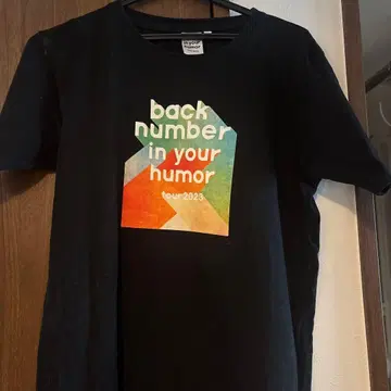 back number in your humor 라이브 T셔츠 M 사이즈