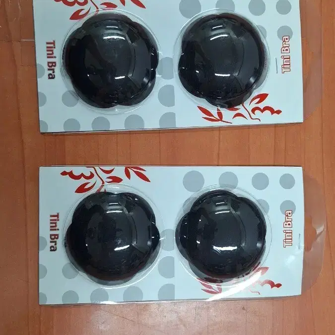붙이는 브라 티니 브라 블랙 2쌍