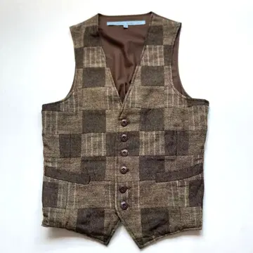 MARTIN GORDON x BEAMS putchwork vest