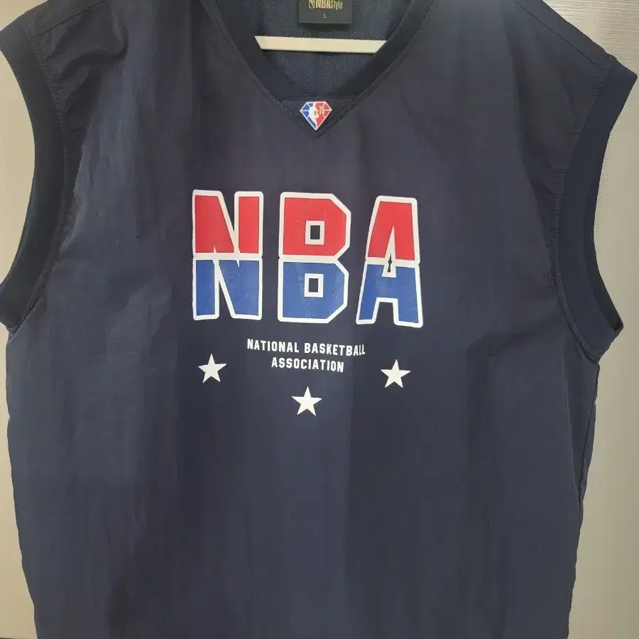 NBA 나시 맨투맨 네이비 새상품급 L