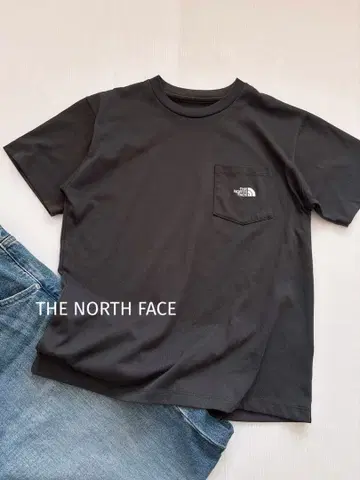 THE NORTH FACE 포켓 T셔츠 블랙 S