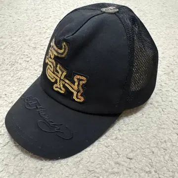 Ed Hardy 에드하디 메쉬 캡 블랙 스팽글