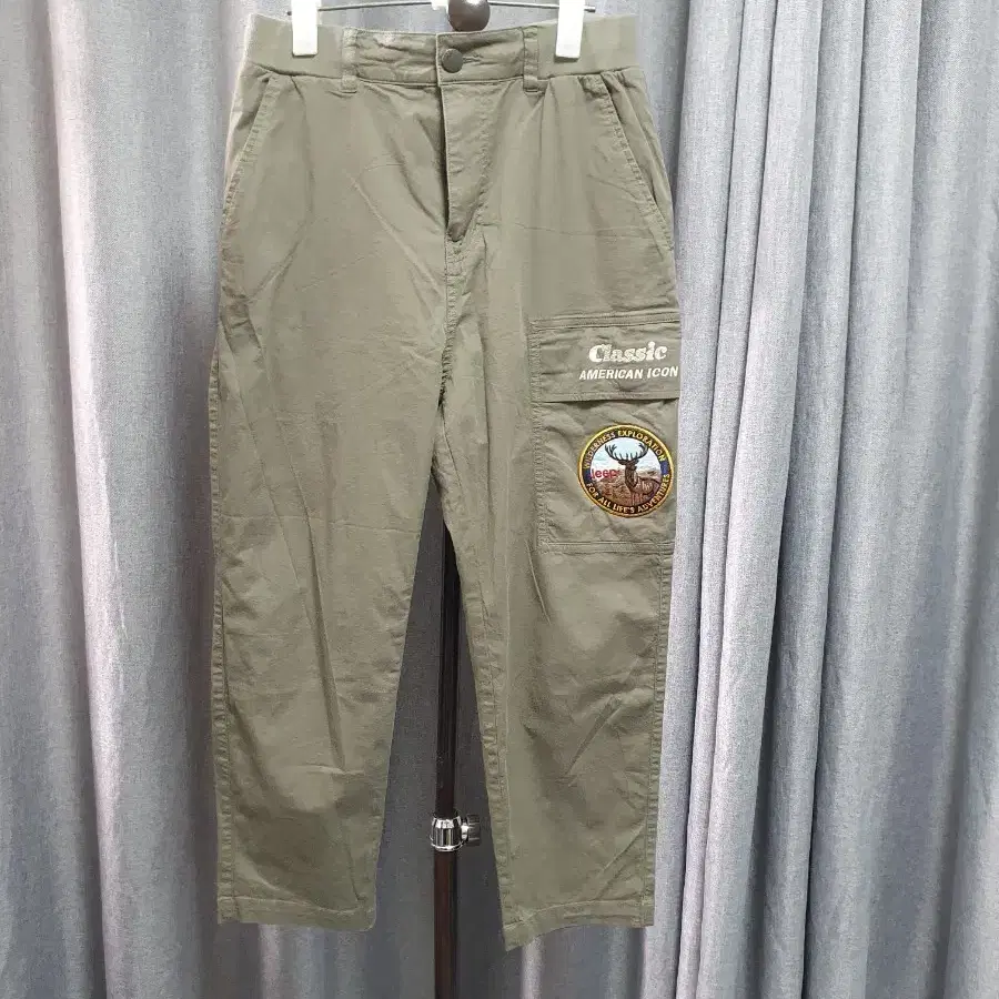 30지프 카키 팬츠