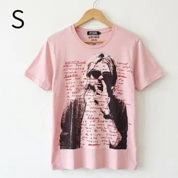 HYSTERIC GLAMOUR 커트 코베인 T셔츠 S 핑크
