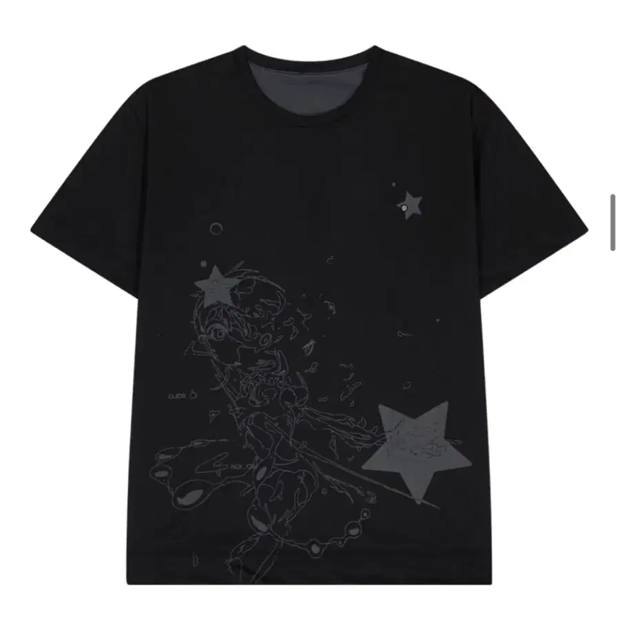 OJOS x NOITOW SHU Reversible Mesh T-shirt / Black