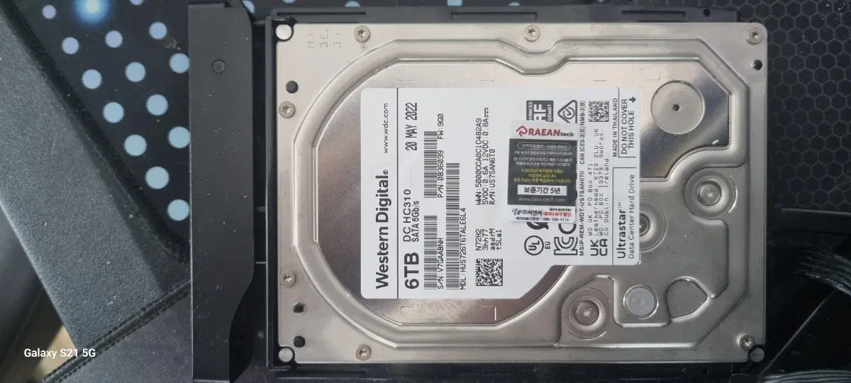 웨스턴디지털 6TB HDD DC HC310 SATA3
