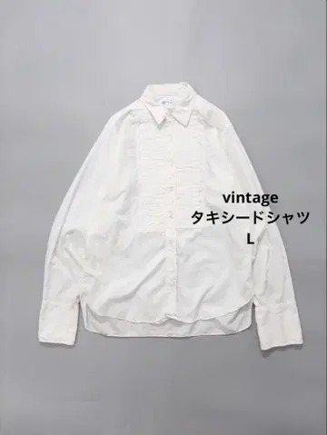 vintage 턱시도 셔츠 디자인 구제 의류