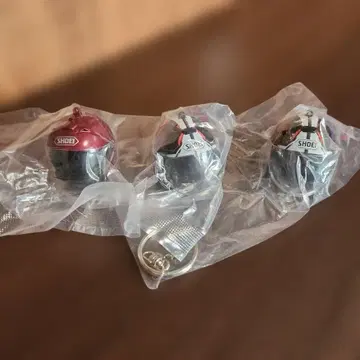 SHOEI 헬멧 미니어처 키링 3개 세트