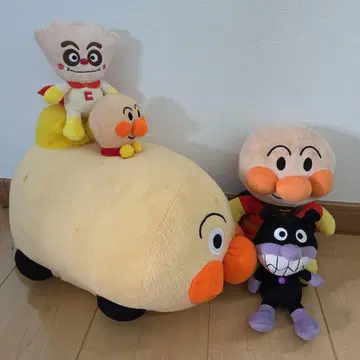 호빵맨 봉제 인형 4체 세트
