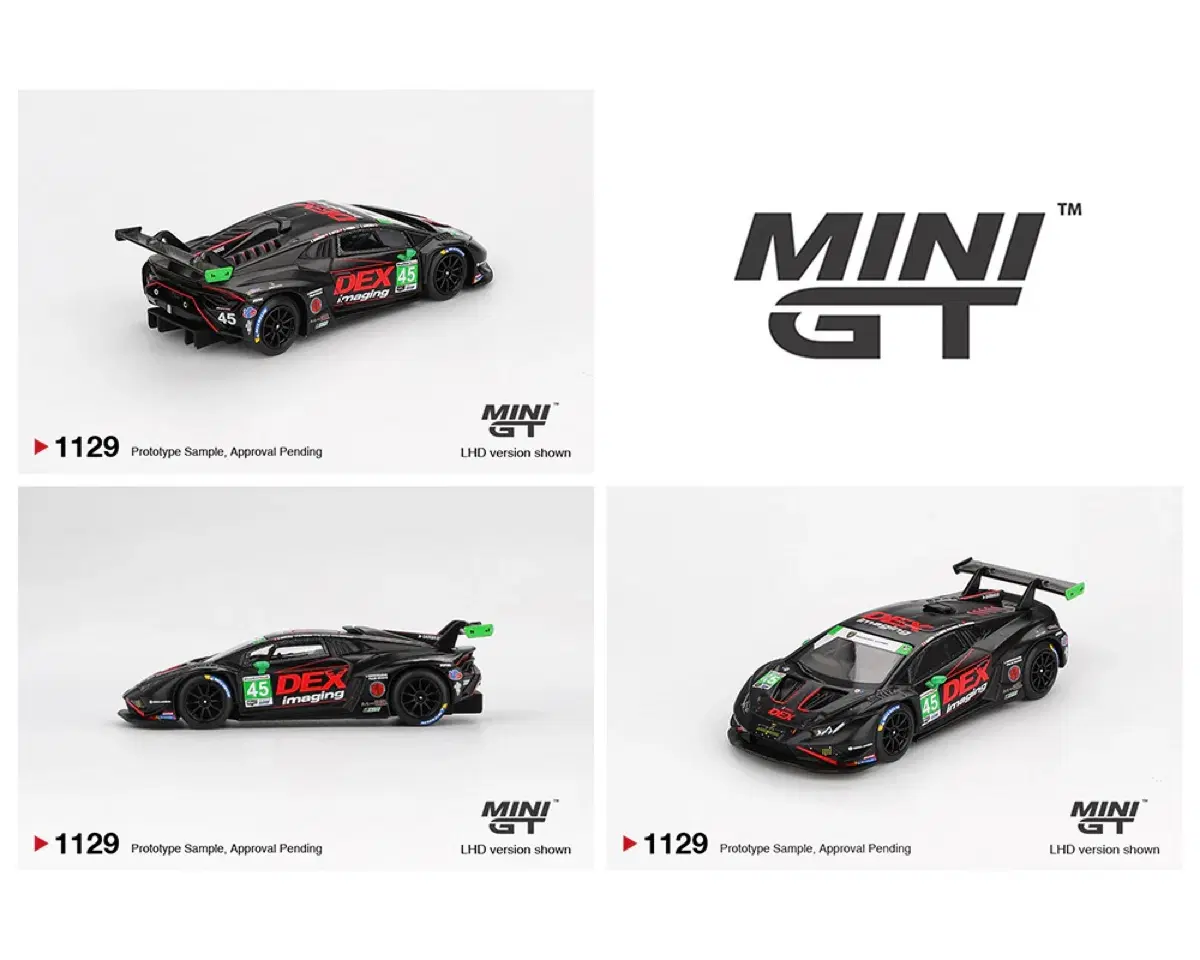 (택배상자 미개봉인 냉동급 신품)미니지티 1129 우라칸 GT3 Evo2