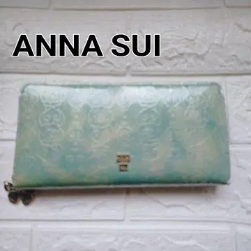 ANNA SUI 장지갑 라운드 지퍼 나비 참