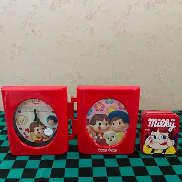 페코짱 접이식 탁상시계 외