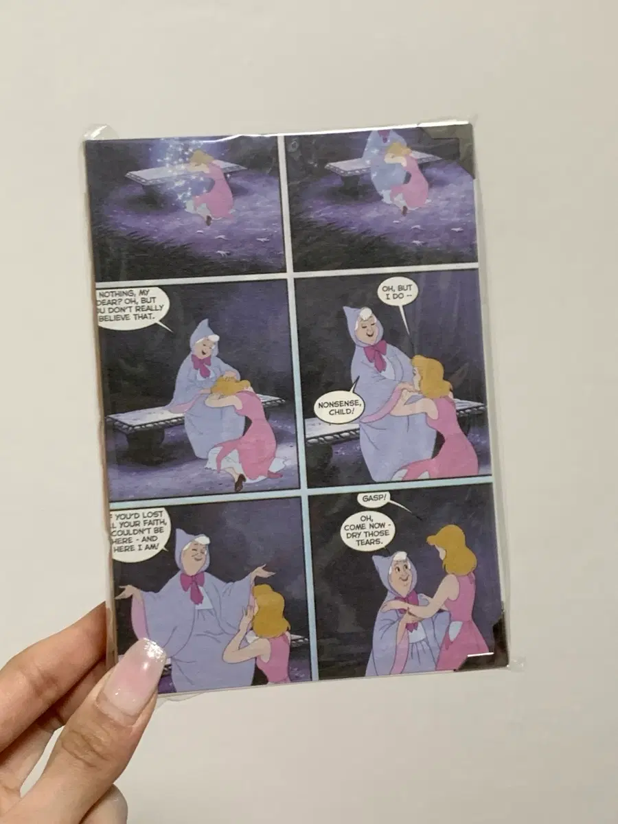 디즈니 신데렐라 요정 대모 다이어리 무지 노트 북바인딩