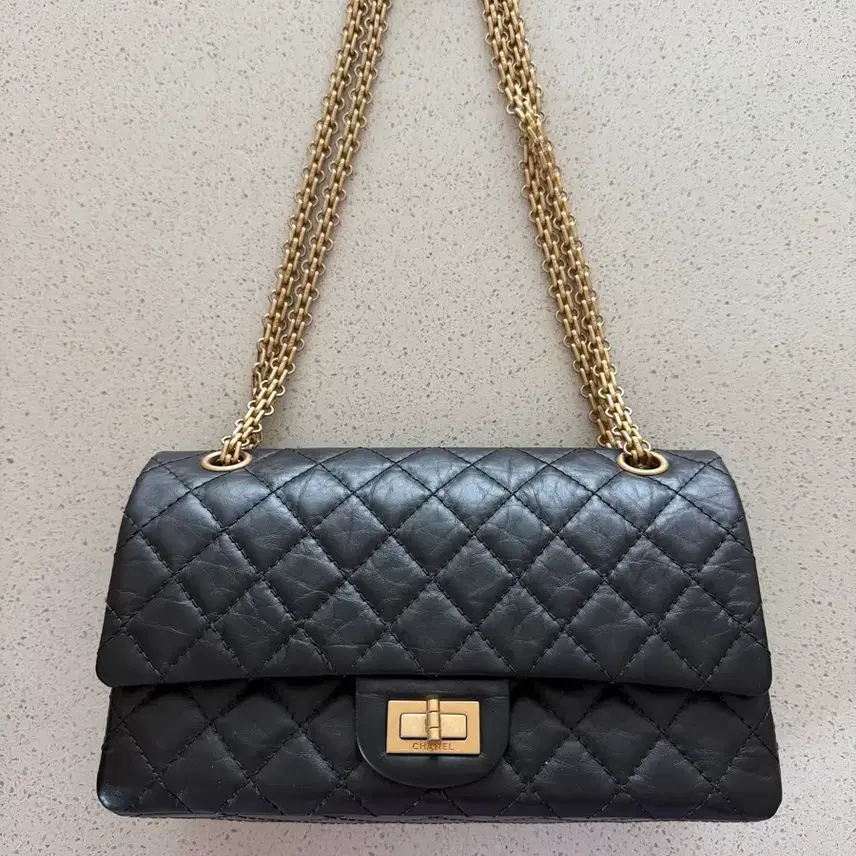 샤넬 2.55 빈티지 미듐 플랩백 (24cm) 사진 1