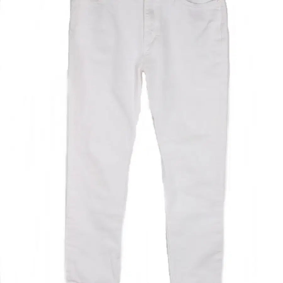 루이비통 슬림 스트레치 데님팬츠 화이트 32