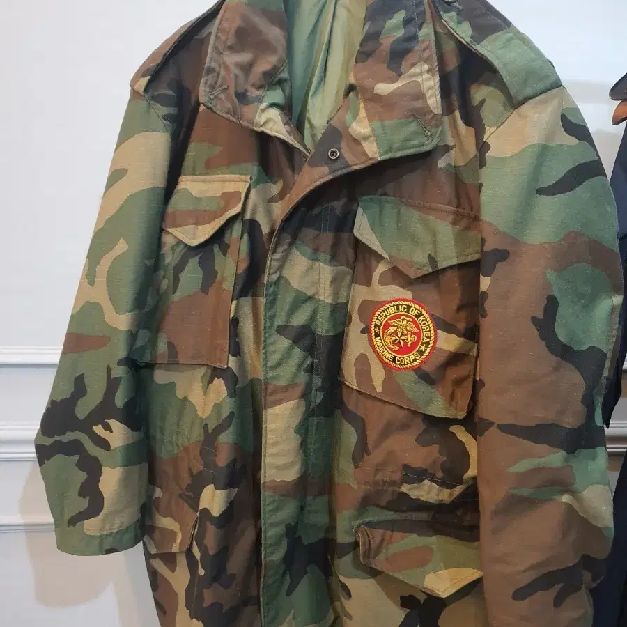 카모플라쥬 해병대 우드랜드 야상 점퍼 M 100