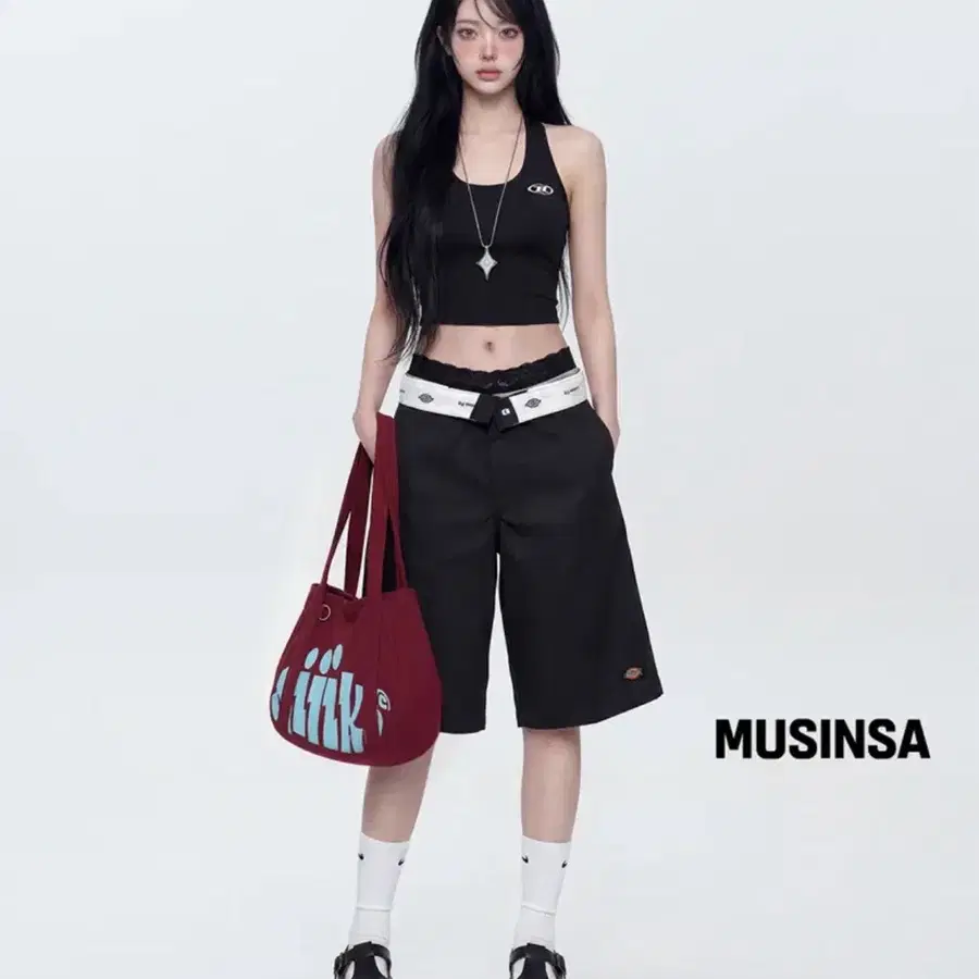 디키즈 버뮤다 42283 루즈핏 워크쇼츠 블랙 제니바지