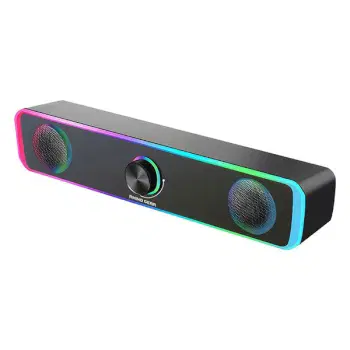 USB 전원 LED 바형 PC사운드바 스피커 6W AUX지원