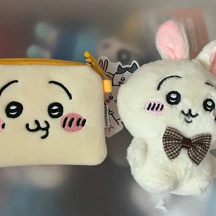 먼작귀 우사기 키링 파우치