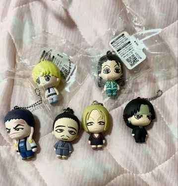 헌터헌터 입체 러버 마스코트 6종