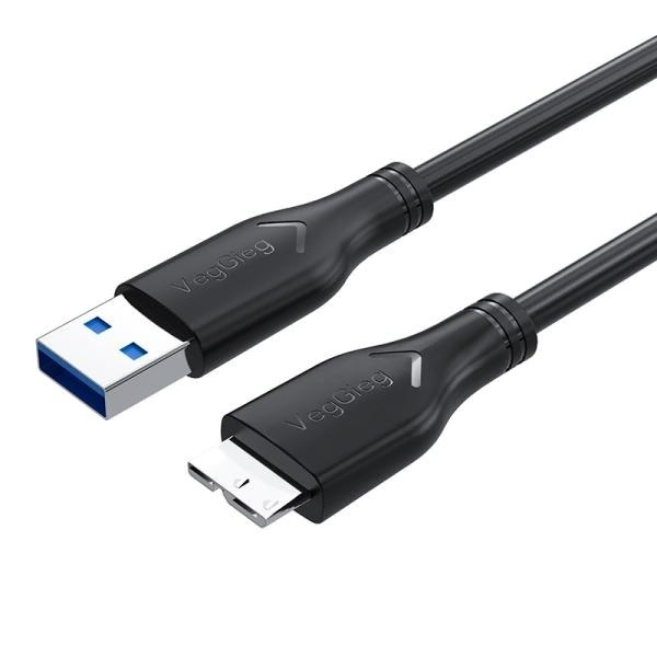 USB 3.0 A to Micro B 외장하드 연결 케이블 1m