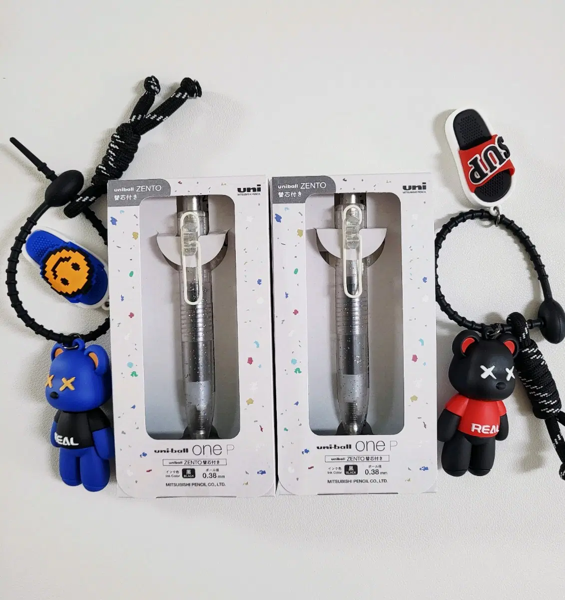 유니볼원P 이로가미 젠토 리필 0.38mm 세트