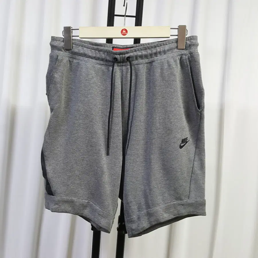 나이키 남성 테크팩 밴딩 끈 반바지 그레이 34추천 오일장