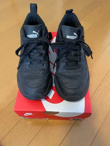PUMA 스니커즈 블랙 통굽 블랙