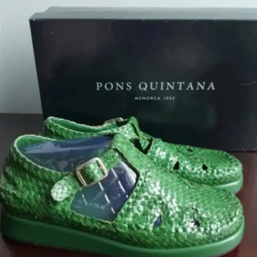 스페인  PONS QUINTANA   가죽 샌들