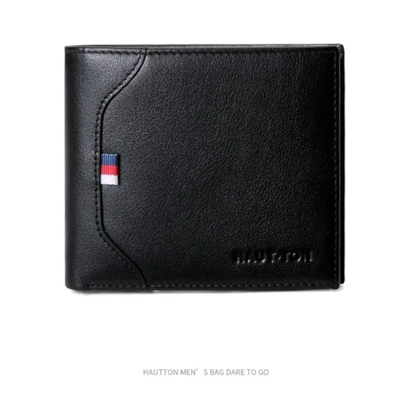 고급 S클래스 남성용 깔끔한 디자인의 Hutton 명품 가죽 반지갑 판매해요
