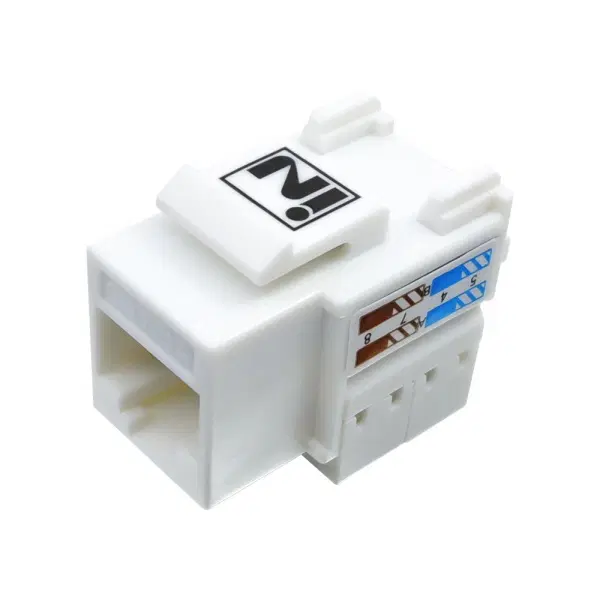 CAT.6A (CAT.7) 키스톤잭 UTP (화이트)