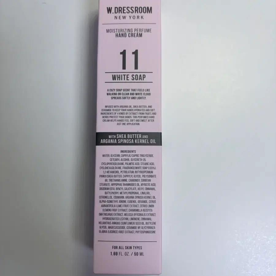 [새상품] 더블유드레스룸(W.DRESSROOM) 핸드크림 11호 화이트솝 50ml