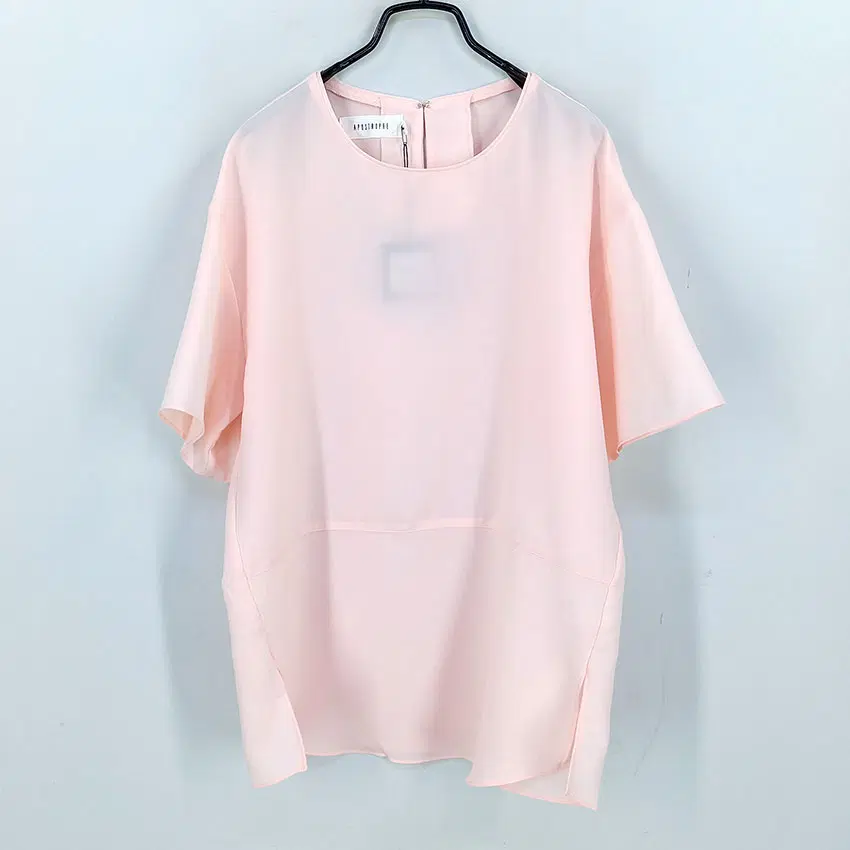 APOSTROPHE 여성 여름 반팔블라우스 핑크90 (HU45932)