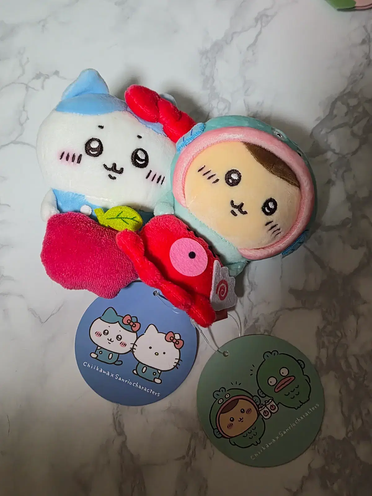 산리오 치이카와 먼작귀 하치와레+쿠리만쥬 데스크탑 일본정품
