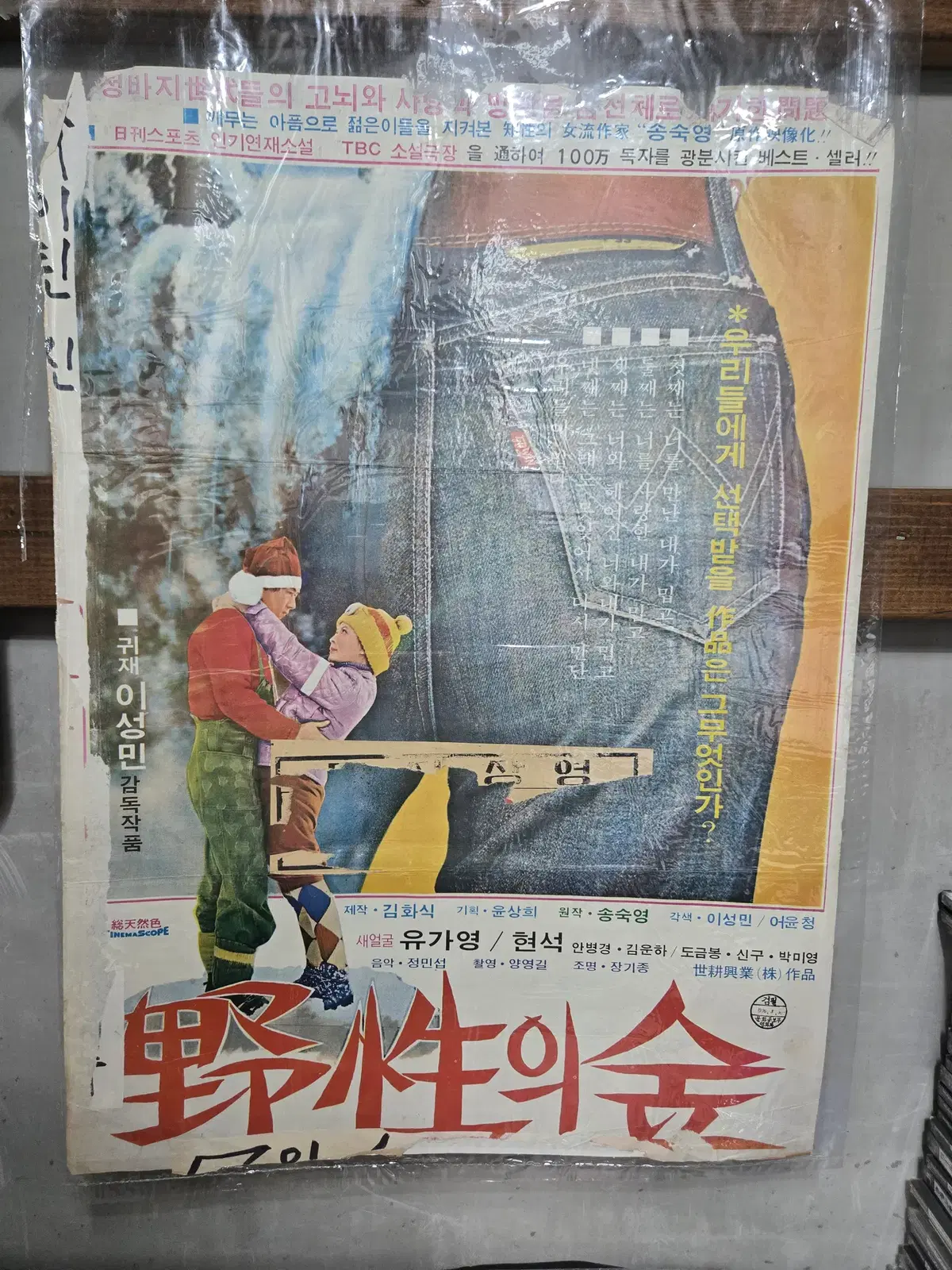 야성의 숲/영화포스터/고전 영화자료