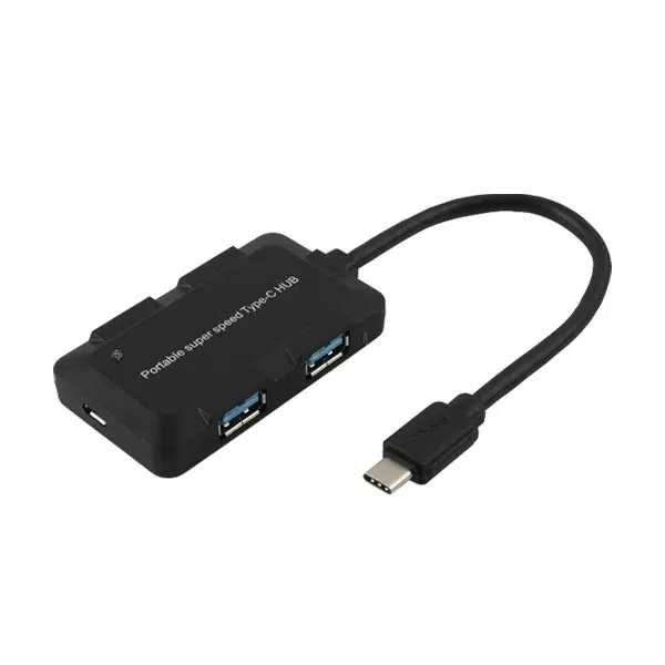 4포트 C타입 USB3.1 무전원 허브 (5Gbps)