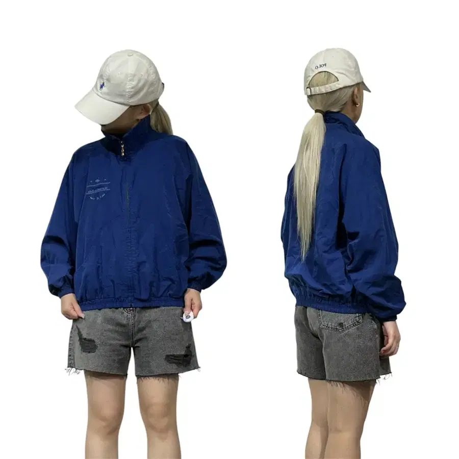 엘레쎄 블루 오버핏 자켓 M