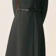 새상품 로엠 자켓형 롱 원피스 블랙, s